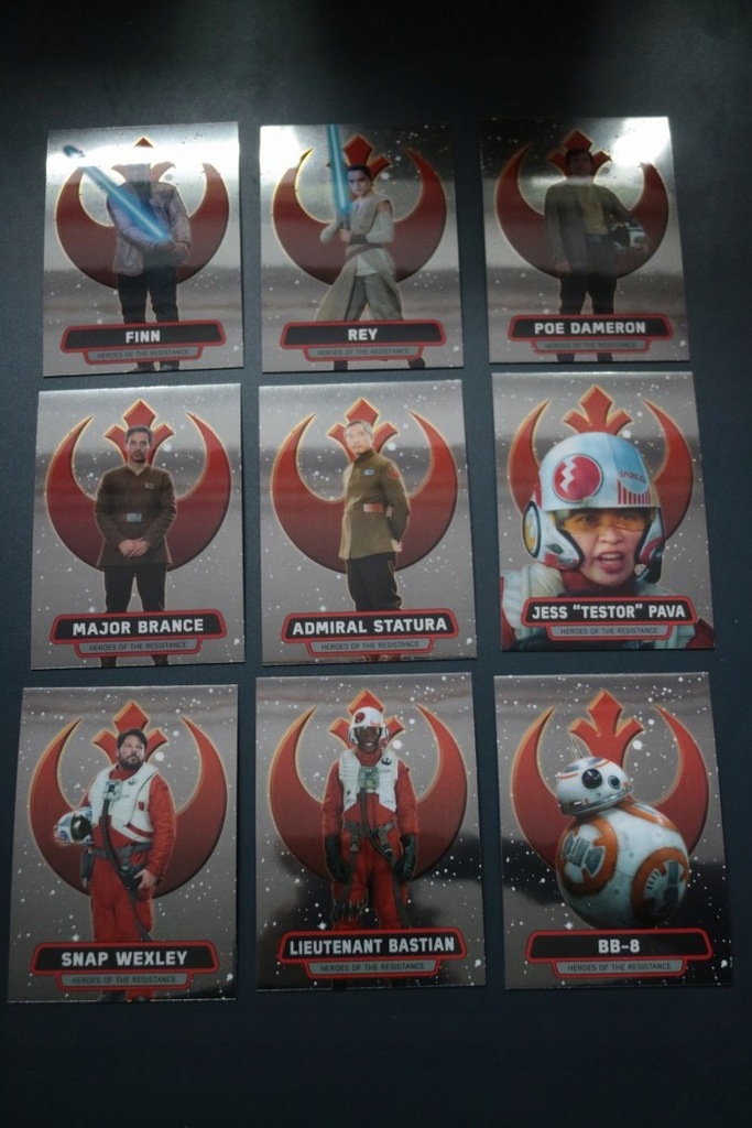 STAR WARS Chrome Heroes of the Resistance komplet