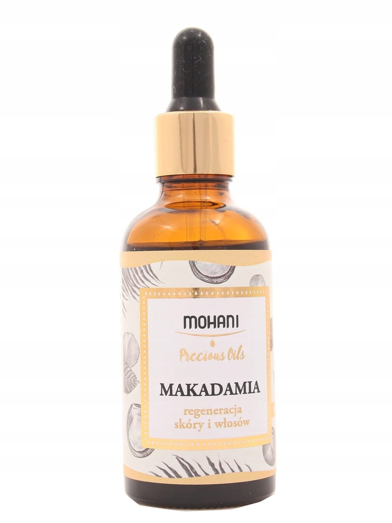 Olej Makadamia regeneracja skóry i włosów Mohani 5