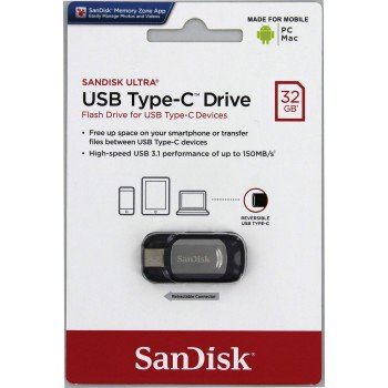 SanDisk ULTRA USB 3.1 Typ C 32 GB 150 MB/s