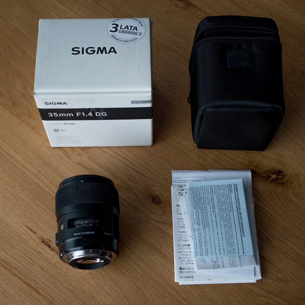 Sigma 35mm Art F1.4 DG