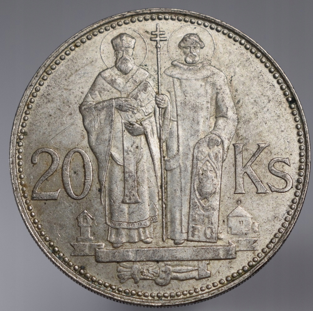 1941 Słowacja Święci Cyryl i Metody 20 koron