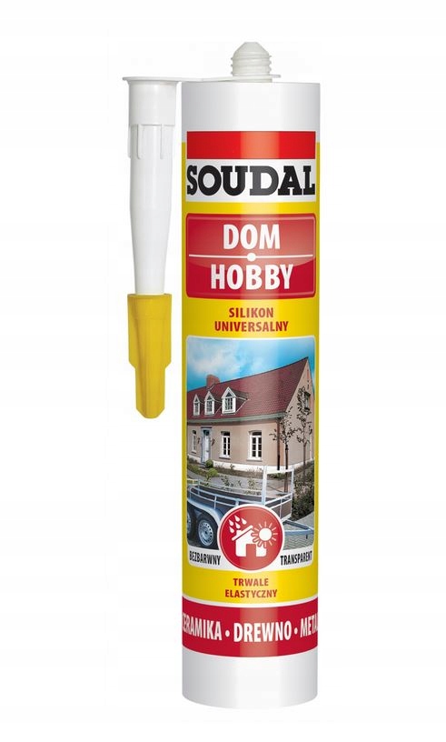 SOUDAL Silikon Uniwersalny BEŻOWY 280ml