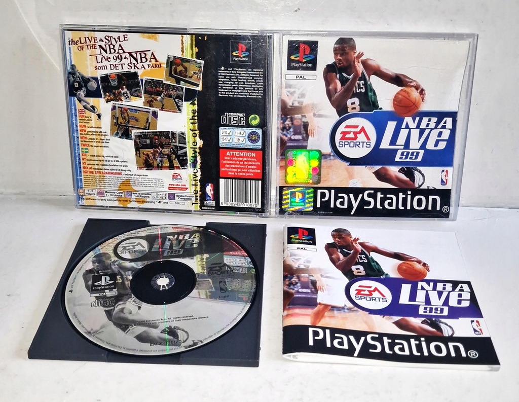 Gra NBA LIVE 99 PSX 3XA PŁYTA BDB