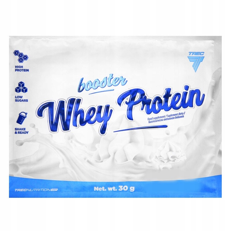 TREC BOOSTER WHEY PROTEIN 30G BIAŁKO SERWATKOWE