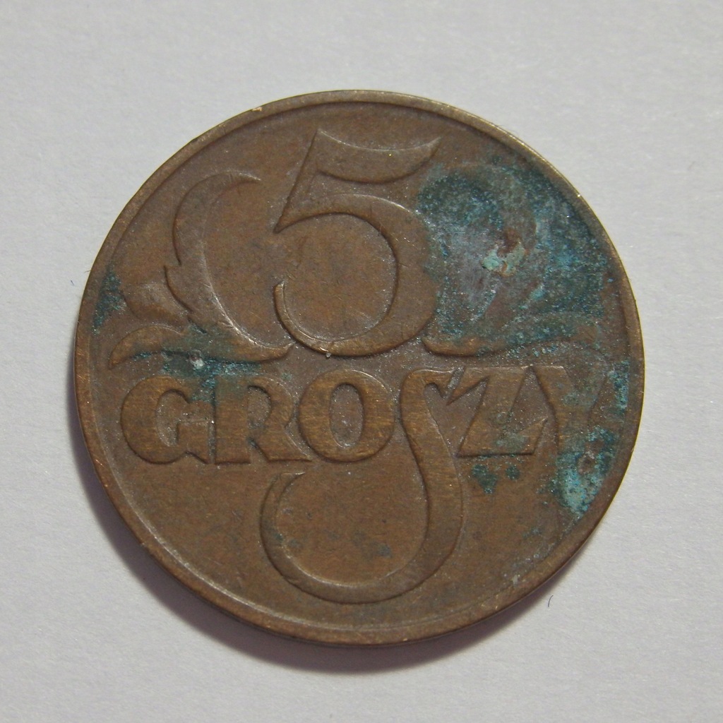 5 Groszy, II RP, 1931r. X5562