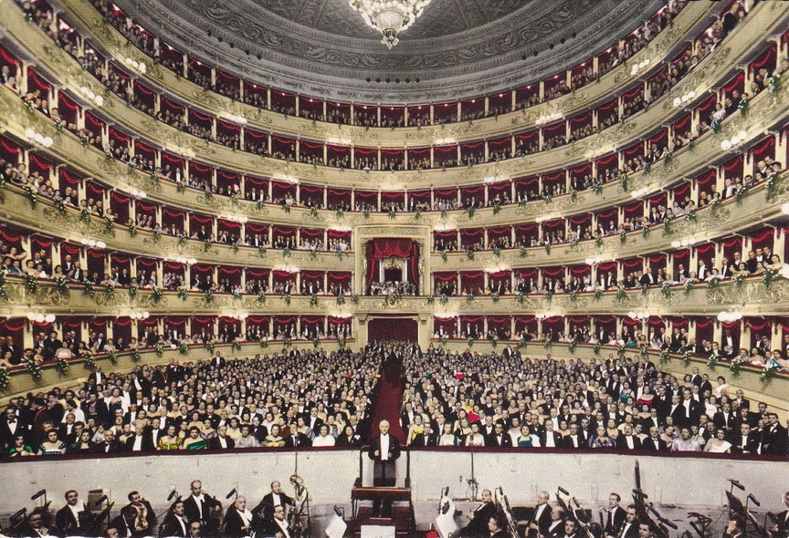 WŁOCHY - MEDIOLAN - TEATR LA SCALA - UNESCO