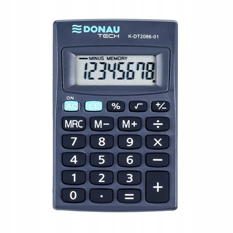 Kalkulator Donau Tech | kieszonkowy | 8 miejsc | c