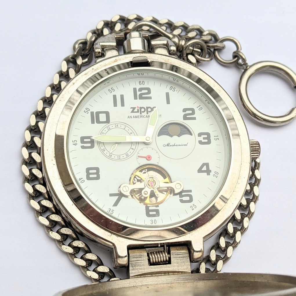 Mechaniczny automatyczny zegarek kieszonkowy Zippo Limited Edition