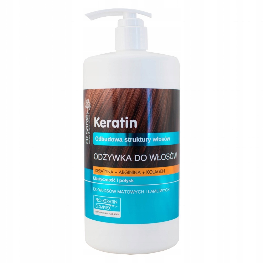 Dr.SANTE KERATIN ODŻYWKA WŁ. MATOWE ŁAMLIWE 1000ml