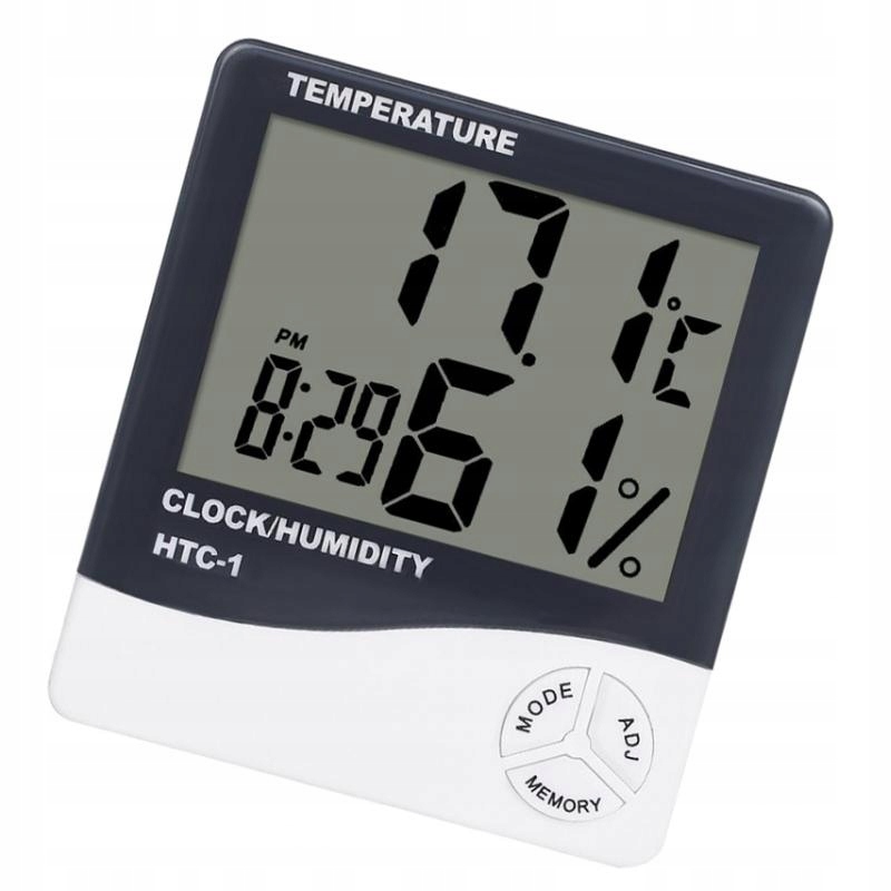 Cyfrowy miernik temperatury i wilgotności LCD