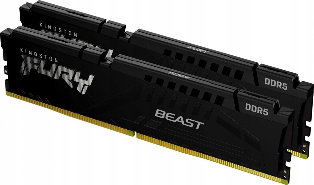 Pamięć DDR5 Fury Beast Black 64GB(2*32GB)/5200