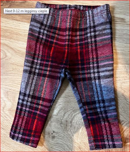 NEXT CIEPLE LEGGINSY 9-12 NOWE