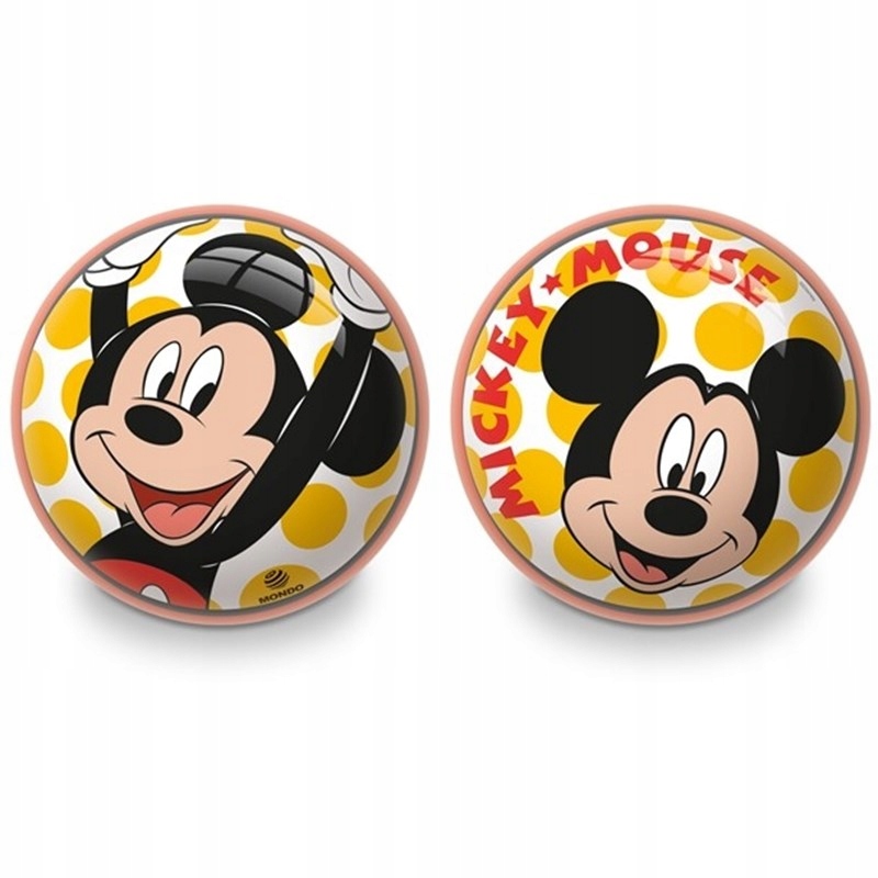 Mickey Mouse - Piłka gumowa 140 mm