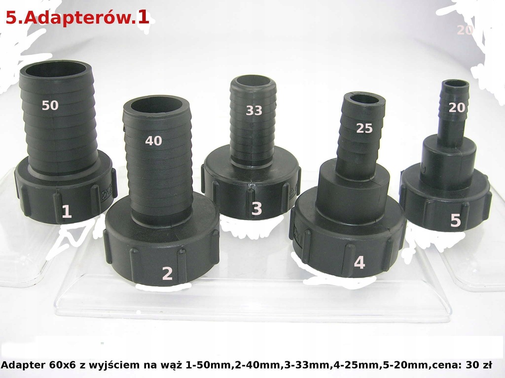 MAUZER POJEMNIK ADAPTER DO ZBIORNIKA 1000L WYLEWKA