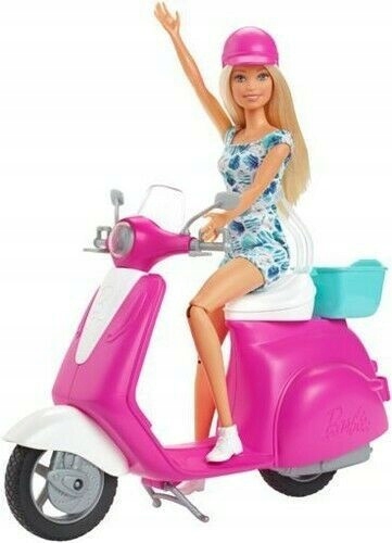 Lalka Barbie + skuter