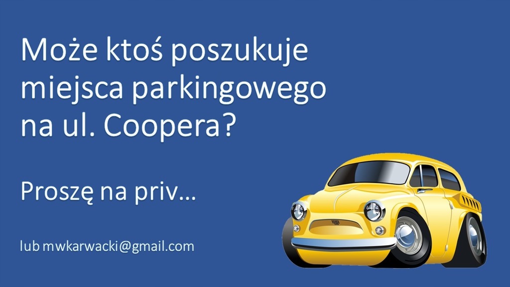 m. parkingowe, Warszawa, Bemowo, gen. Coopera 9b