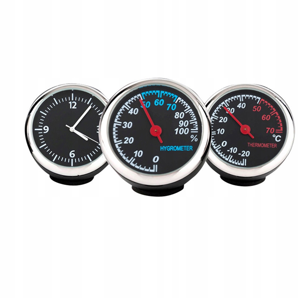 AUTOMOBILE ELECTRONIC CLOCK LUMINOUS MECHANICAL CLOCK THERMOMETER HYGROMETE