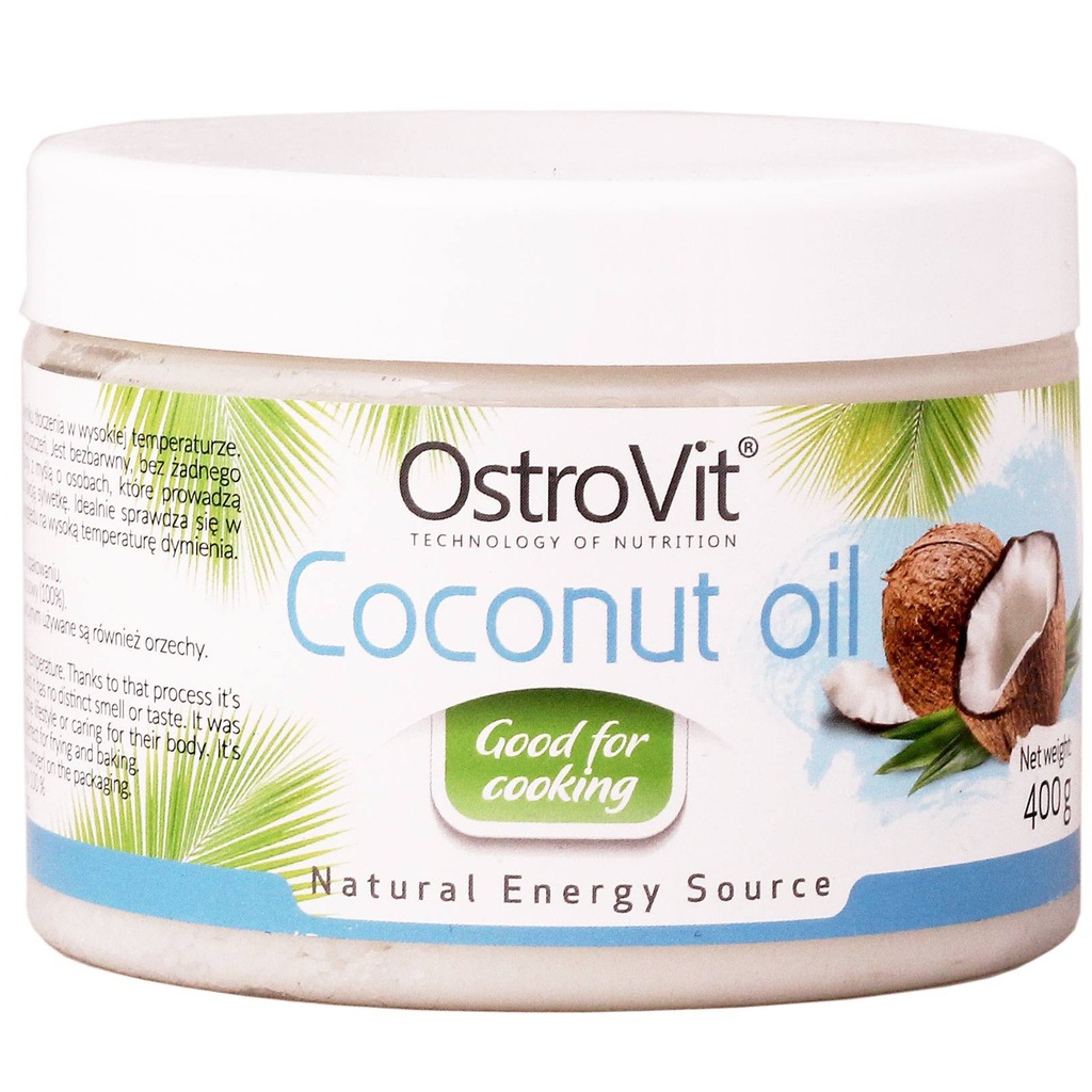 OSTROVIT OLEJ KOKOSOWY 400g 100% COCONUT OIL FOOD!