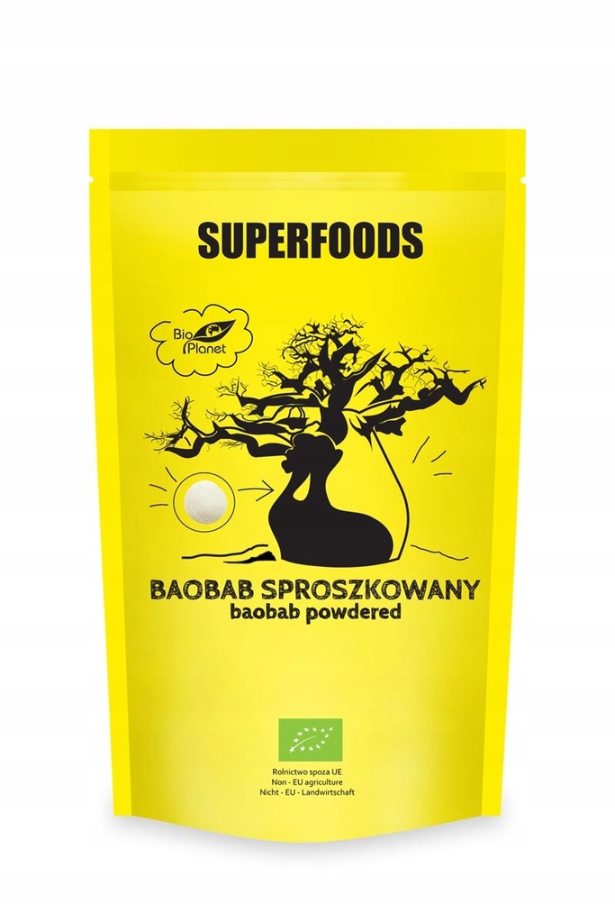 SUPERFOODS Baobab sproszkowany BIO 150g BIO PLANET ____________