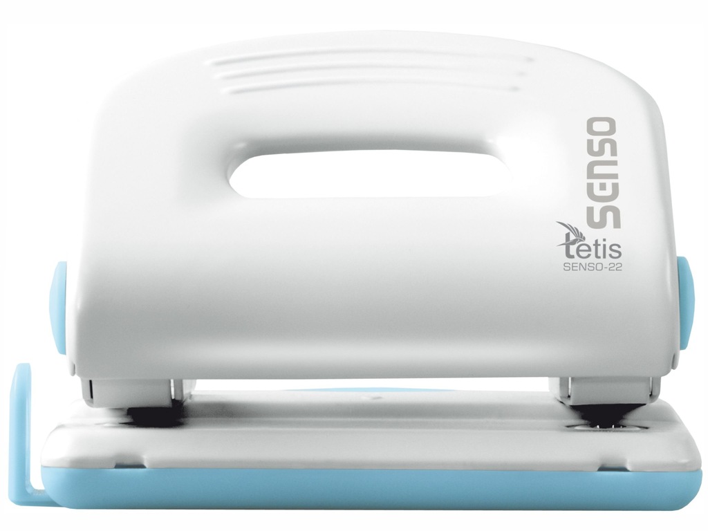Dziurkacz Tetis Senso 22 niebieski do 25 kartek