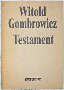 Witold Gombrowicz - Testament
