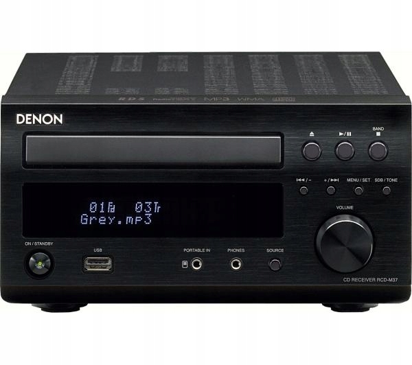 Denon RCD-M37 amplituner CD, USB, FM, AM.