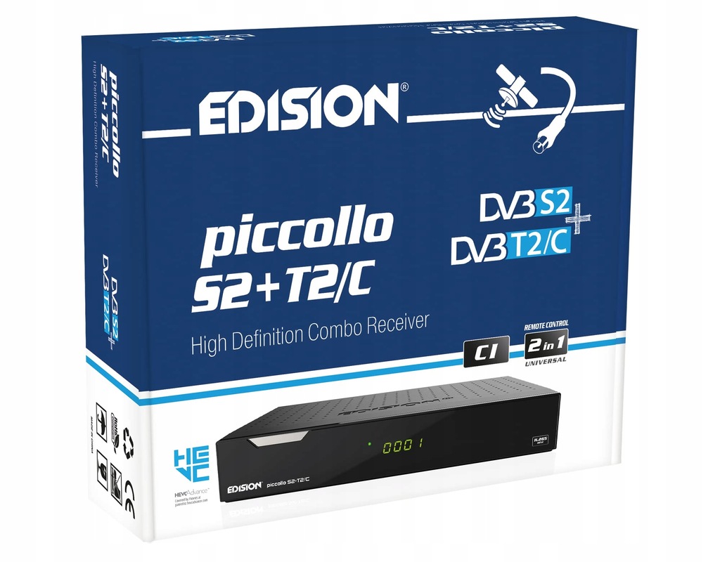 BEZPRZEWODOWY TRANSMITER EDISON PICCOLLO S2 + T2/C