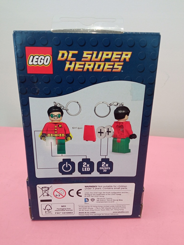 Купить Брелок Лего с фонариком Супергерои Робин Бэтмен: отзывы, фото и ...