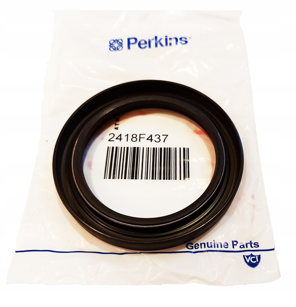 Uszczelniacz wału przód Perkins 2418F437 Oryginał