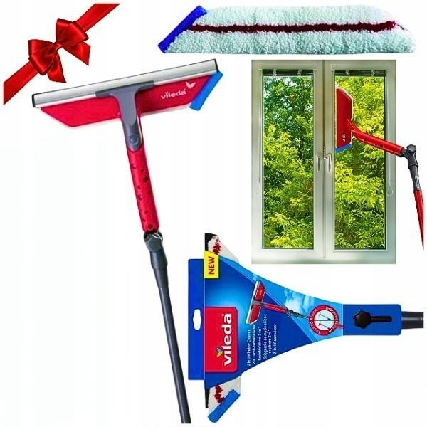 MYJKA DO OKIEN ŚCIĄGACZKA Z DRĄŻKIEM TELESKOPOWYM VILEDA WYMIENNA NAKŁADKA