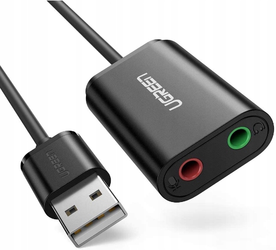 UGREEN Karta dźwiękowa muzyczna USB JACK adapter