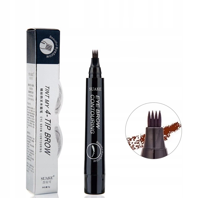 szt. Eyeliner w płynie 4-głowicowe końcówki widełe