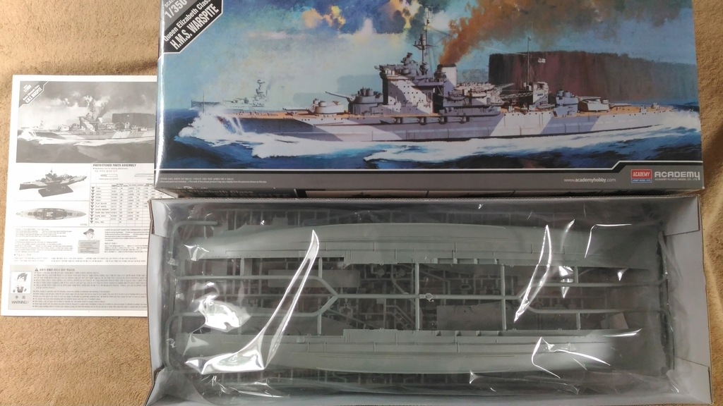 HMS Warspite Academy 1/350