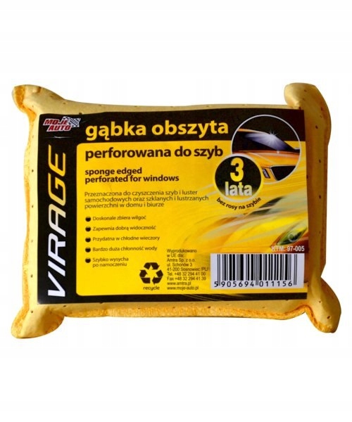 GABKA OBSZYTA PERFOROWANA DO SZYB Moje Auto 97-005