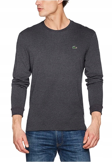 LONGSLEEVE KOSZULKA T-SHIRT LACOSTE r L SZARA