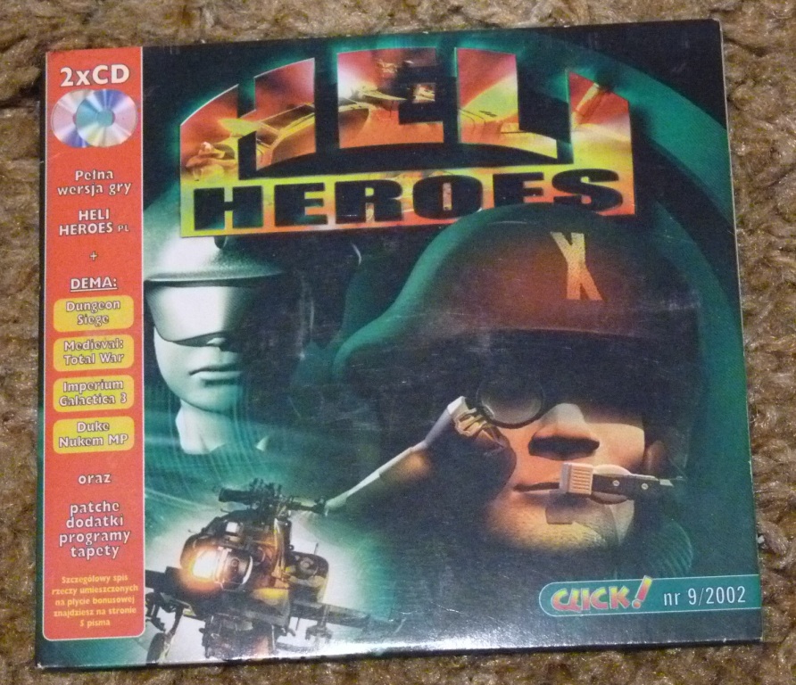 HEROES gra z gazety (click 9/2002 ) 2 płyty