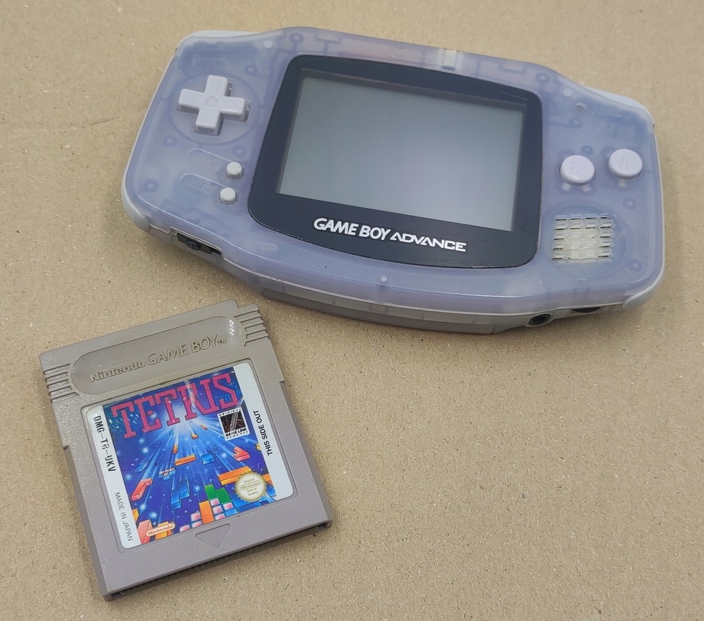 GAMEBOY ADVANCE KONSOLA AGB-001 + GRA TETRIS