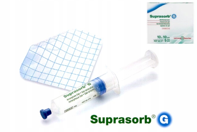Suprasorb G żel na rany w strzykawce 6g