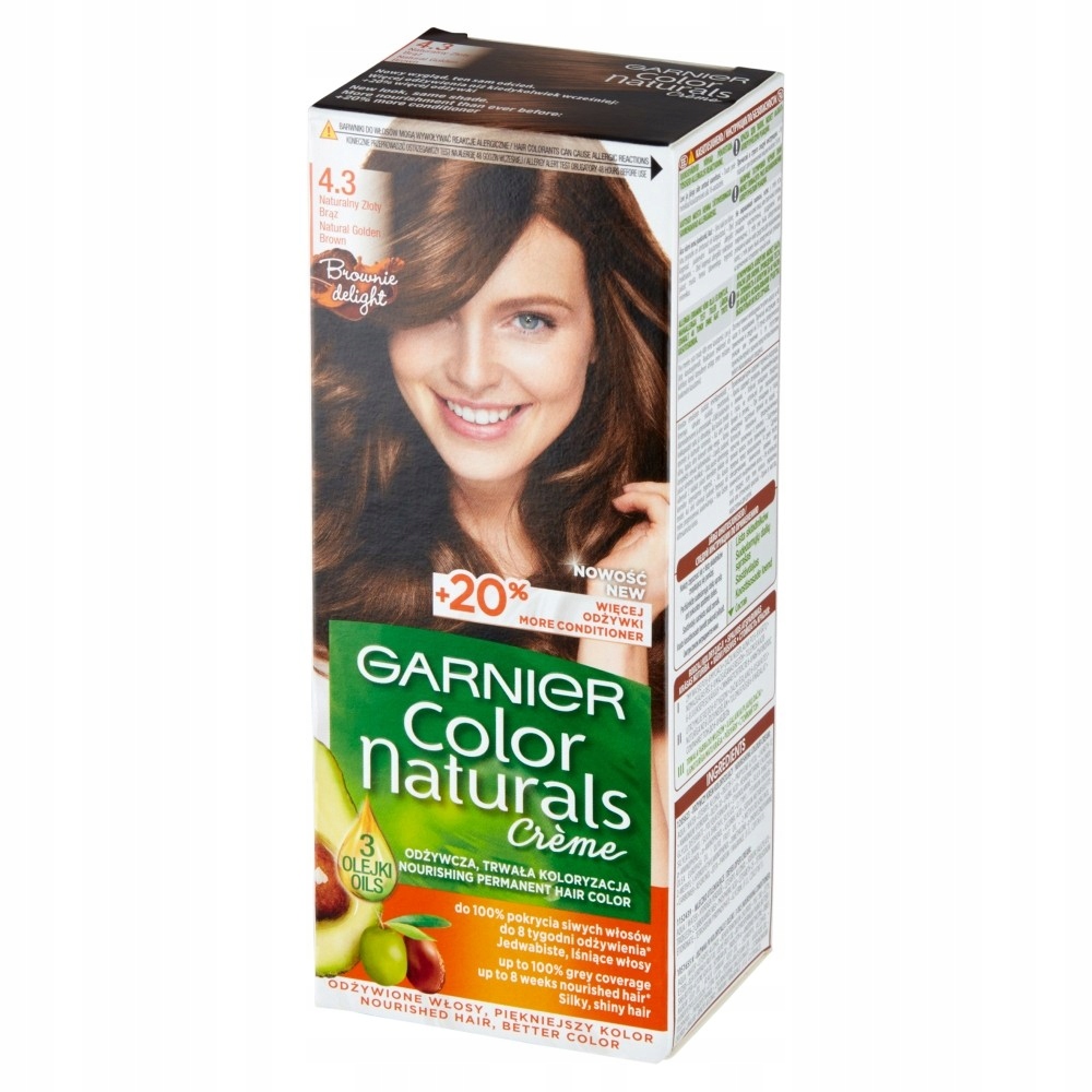 Garnier Color Naturals 4.3 Złoty Brąz Farba