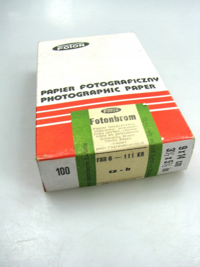 FOTONBROM FBR6-111KR / papier 9X14cm/100 szt.