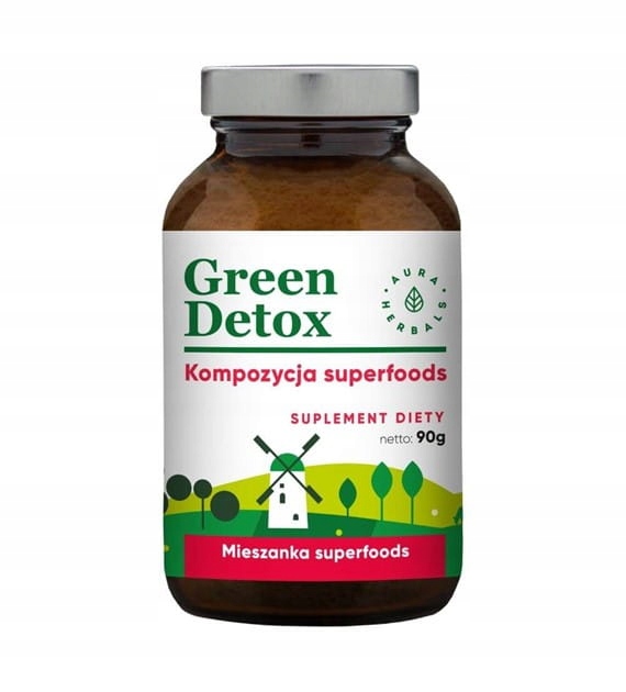 Green Detox - kompozycja superfoods Auraherbals