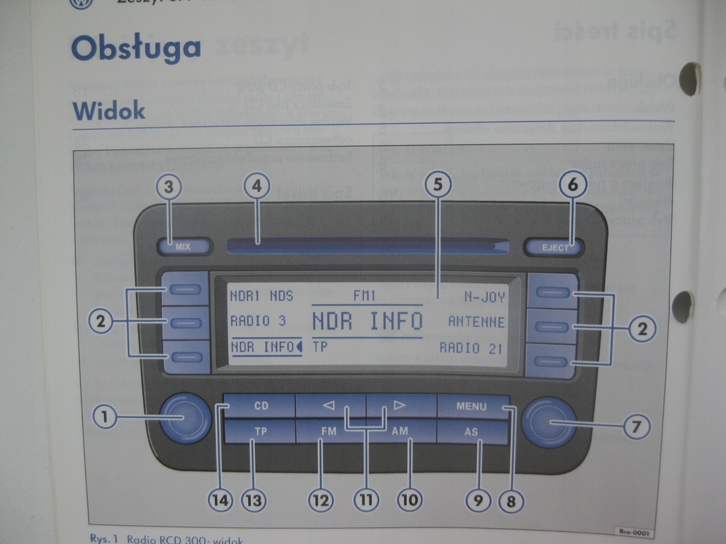 Купить VW RCD 300 Руководство пользователя магнитолы VW Passat B6PL: отзывы, фото, характеристики в интерне-магазине Aredi.ru