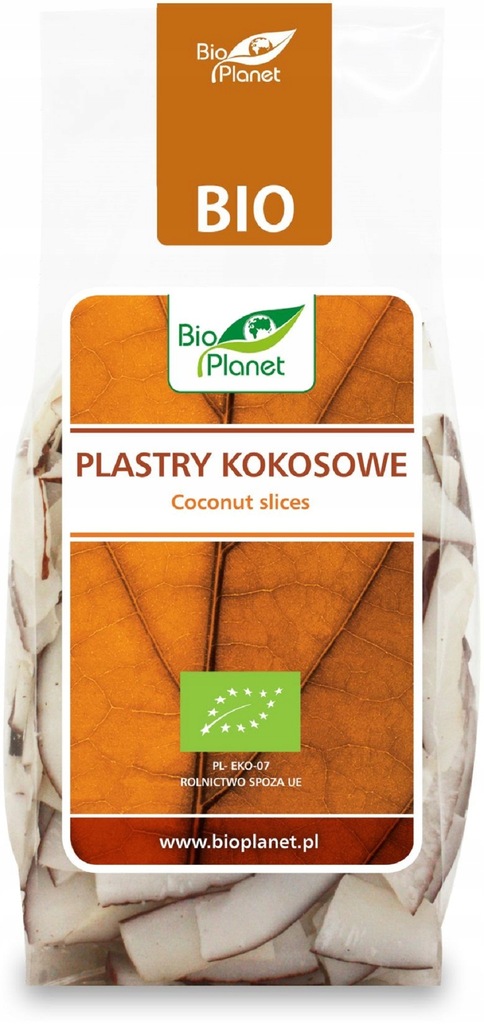 PLASTRY KOKOSOWE BIO 100 G BIO PLANET