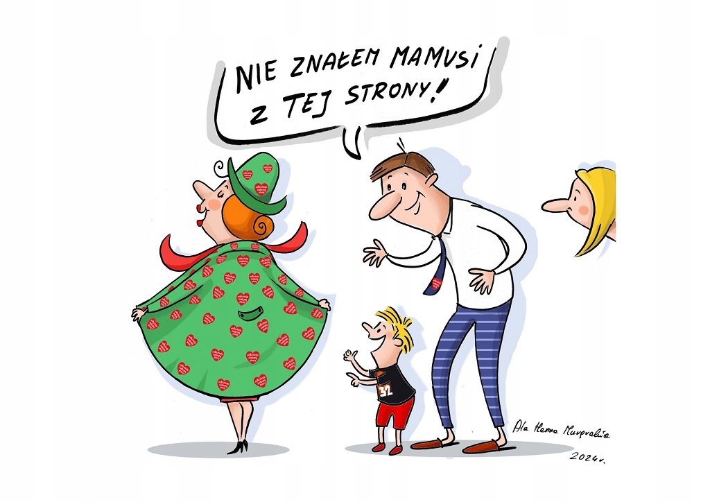 Tygodnik ANGORKA: "Nie znałem mamusi od tej strony" rys.Ala Hanna Murgrabia