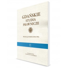 Gdańskie Studia Prawnicze 2016/4 Przegląd Orzeczni