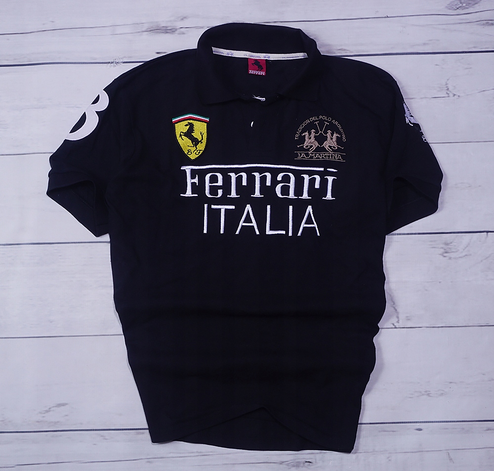 LA MARTINA ITALIA FERRARI KOSZULKA POLO L 8034360507 oficjalne archiwum Allegro