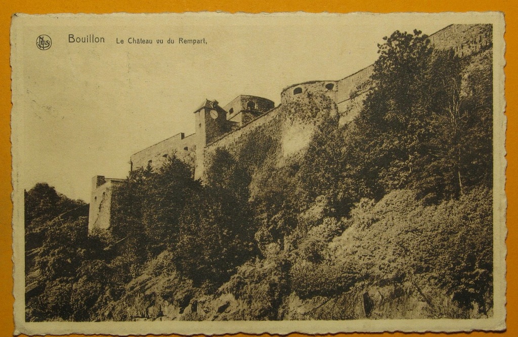244128, Belgia, Bouillon, zamek, obieg 1949