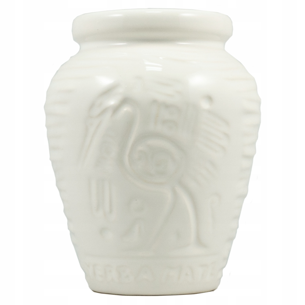 Matero ceramiczne Aztek białe 300ml