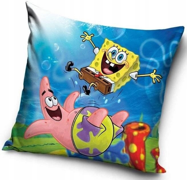 POSZEWKA MIKROFIBRA 40x40 SPONGEBOB NOWY