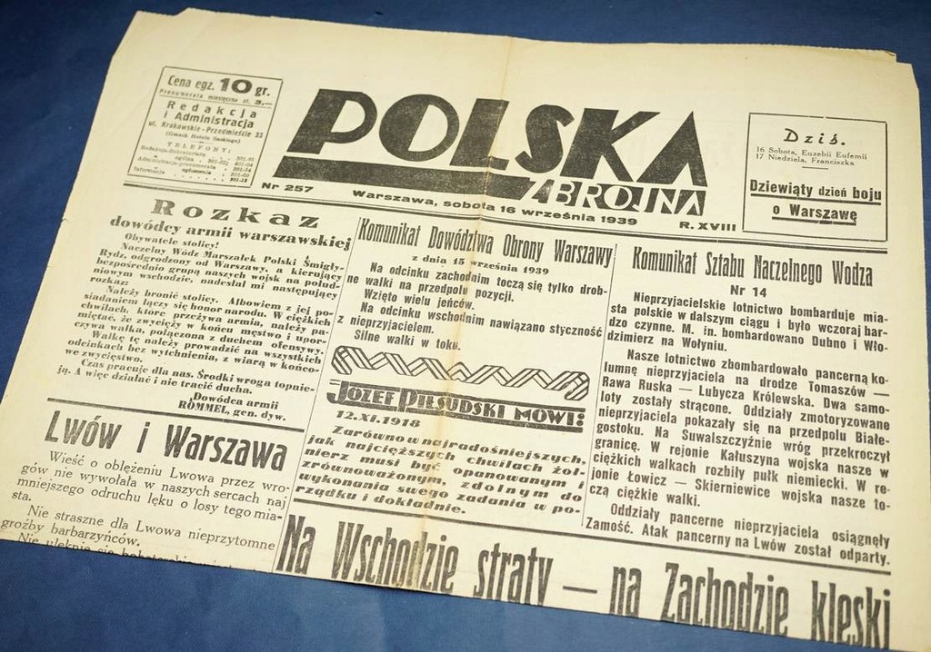 16 Września 1939 - Polska Zbrojna - wojna